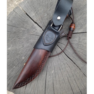 ЧОРНИЙ ЛИЦАР ніж ручної роботи майстра студії Павла Гончаренка, замовити купити в Україні (Сталь - Ді69-МП в обкладках з 95х18). Photo 2